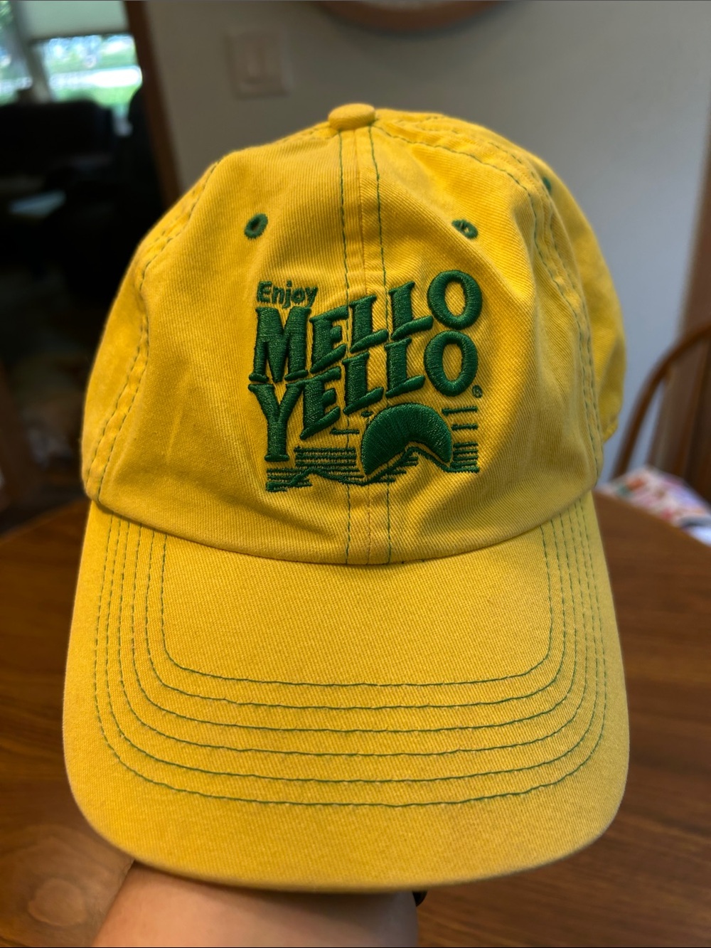 Mellow Yellow Coca-Cola Brand Baseball Hat